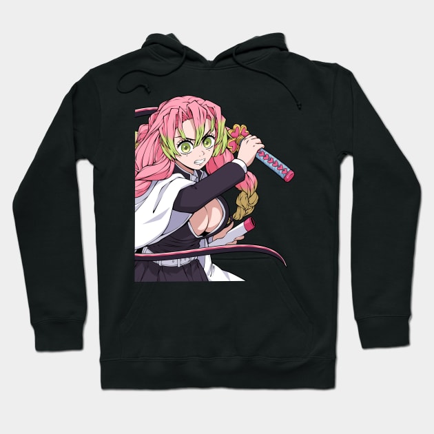 Mitsuri Kanroji Demon Slayer - Kimetsu no Yaiba Hoodie by Waifuku Merch